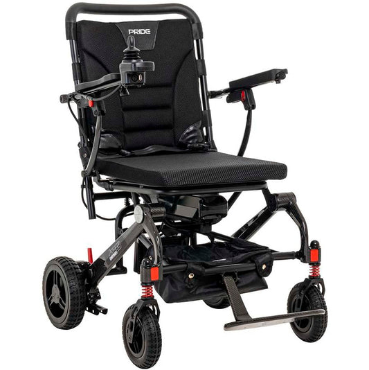 Pride Mobility 2023 Jazzy Carbon Travel Lightweight Foldable Electric Wheelchair