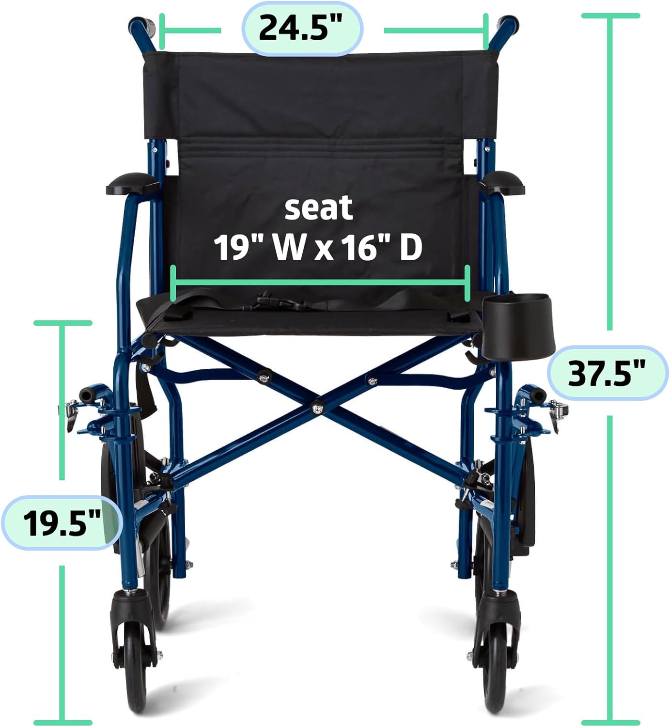 Medline Ultralight Transport Chair